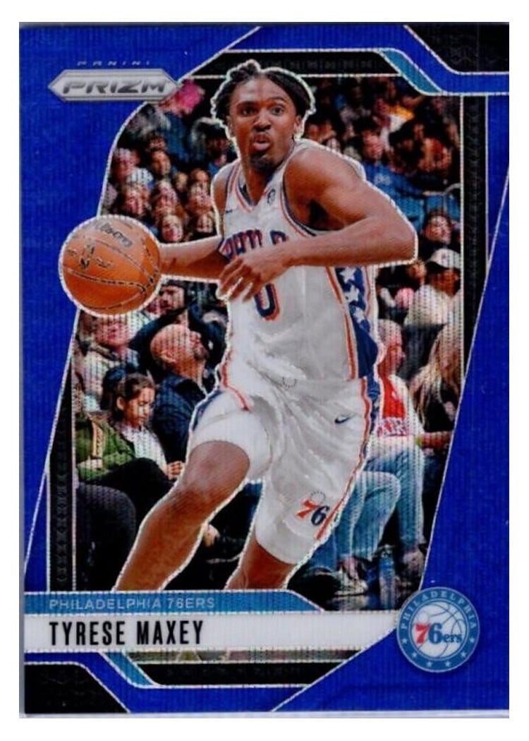 2024-25 Panini Prizm Base Set Tyrese Maxey #96 card