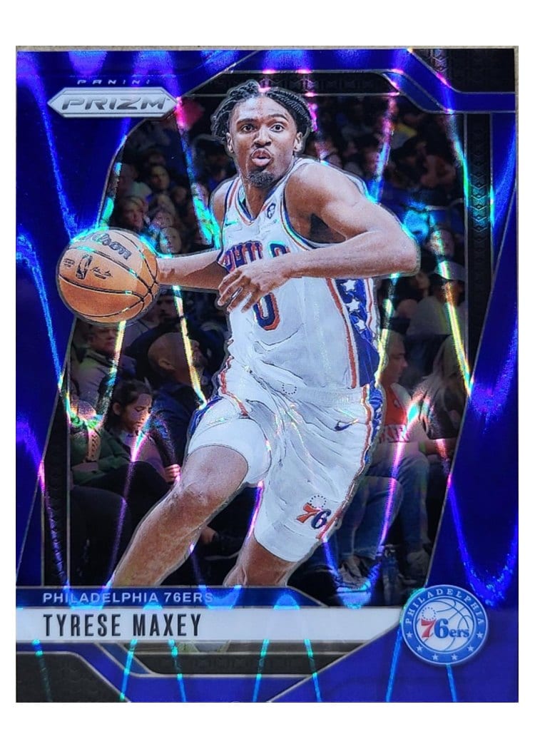 2024-25 Panini Prizm Base Set Tyrese Maxey #96 card