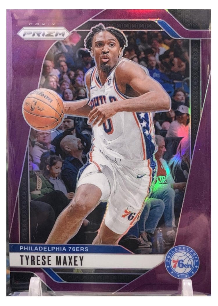 2024-25 Panini Prizm Base Set Tyrese Maxey #96 card