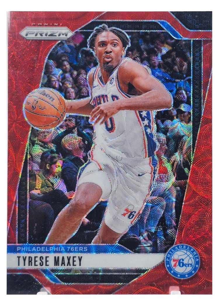2024-25 Panini Prizm Base Set Tyrese Maxey #96 card