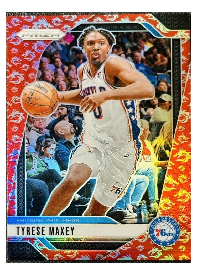 2024-25 Panini Prizm Base Set Tyrese Maxey #96 card