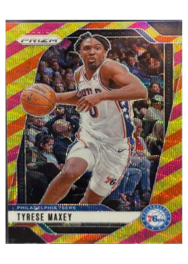 2024-25 Panini Prizm Base Set Tyrese Maxey #96 card