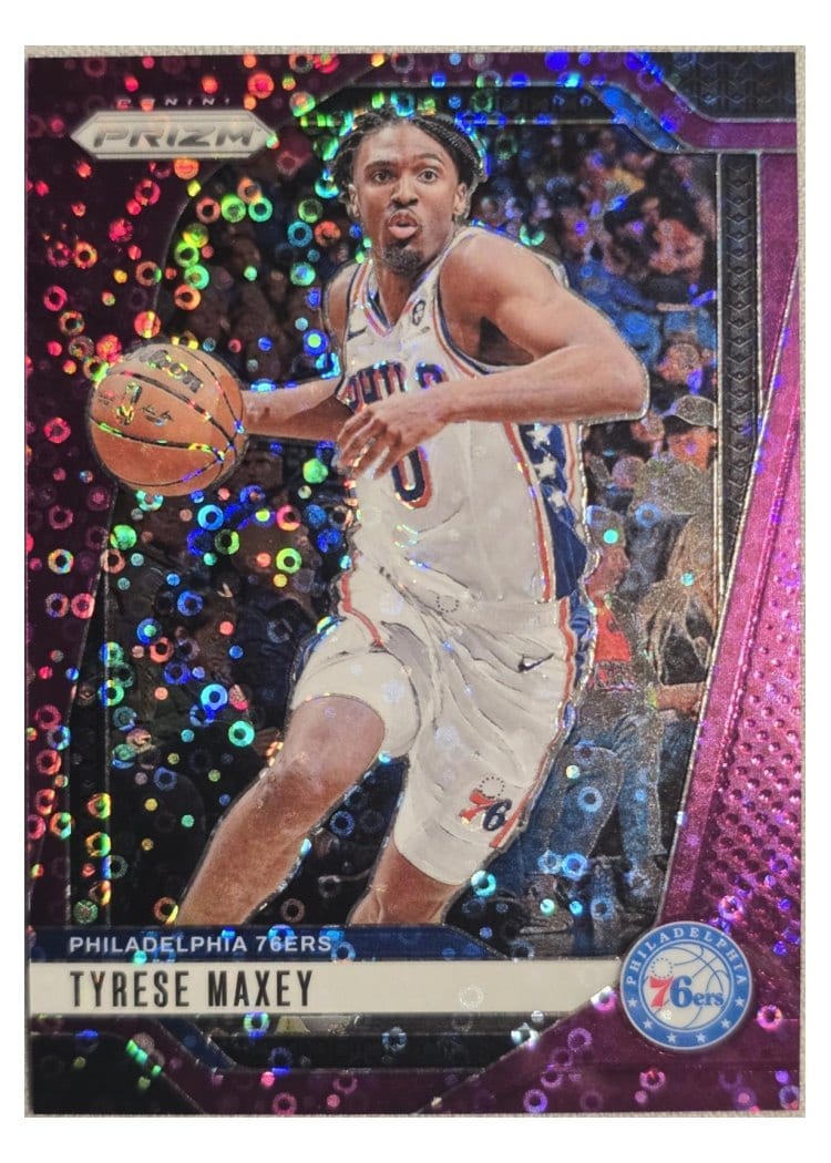 2024-25 Panini Prizm Base Set Tyrese Maxey #96 card