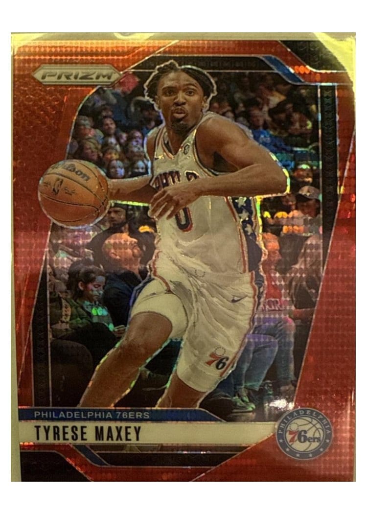 2024-25 Panini Prizm Base Set Tyrese Maxey #96 card