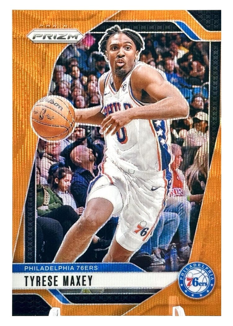 2024-25 Panini Prizm Base Set Tyrese Maxey #96 card