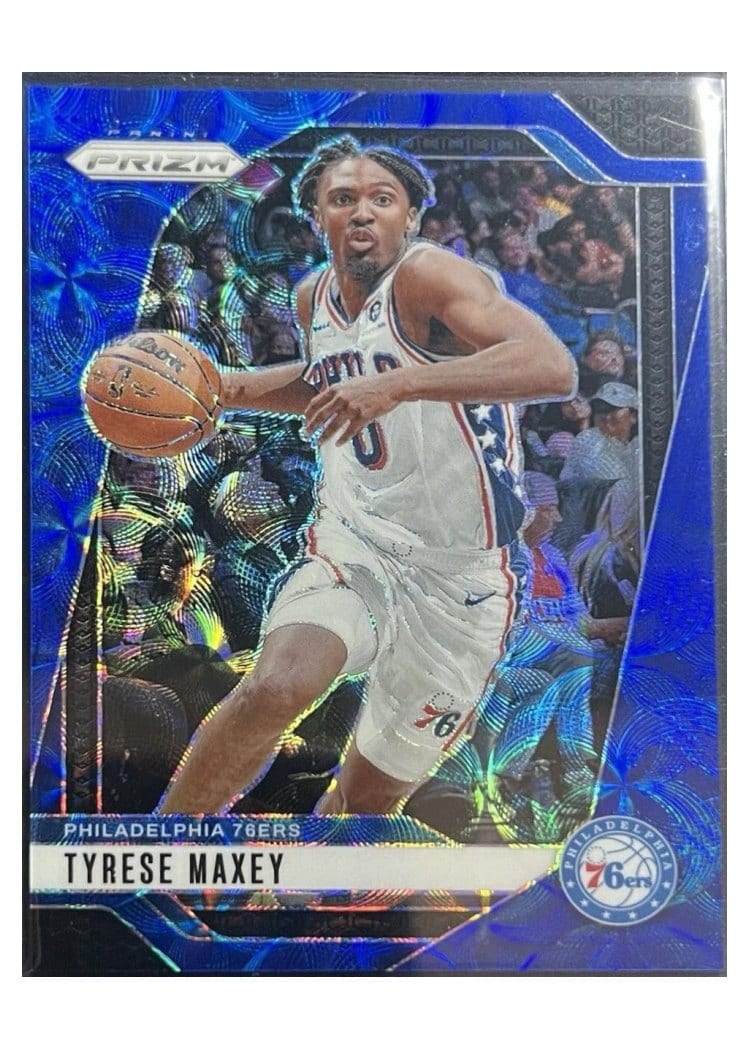 2024-25 Panini Prizm Base Set Tyrese Maxey #96 card