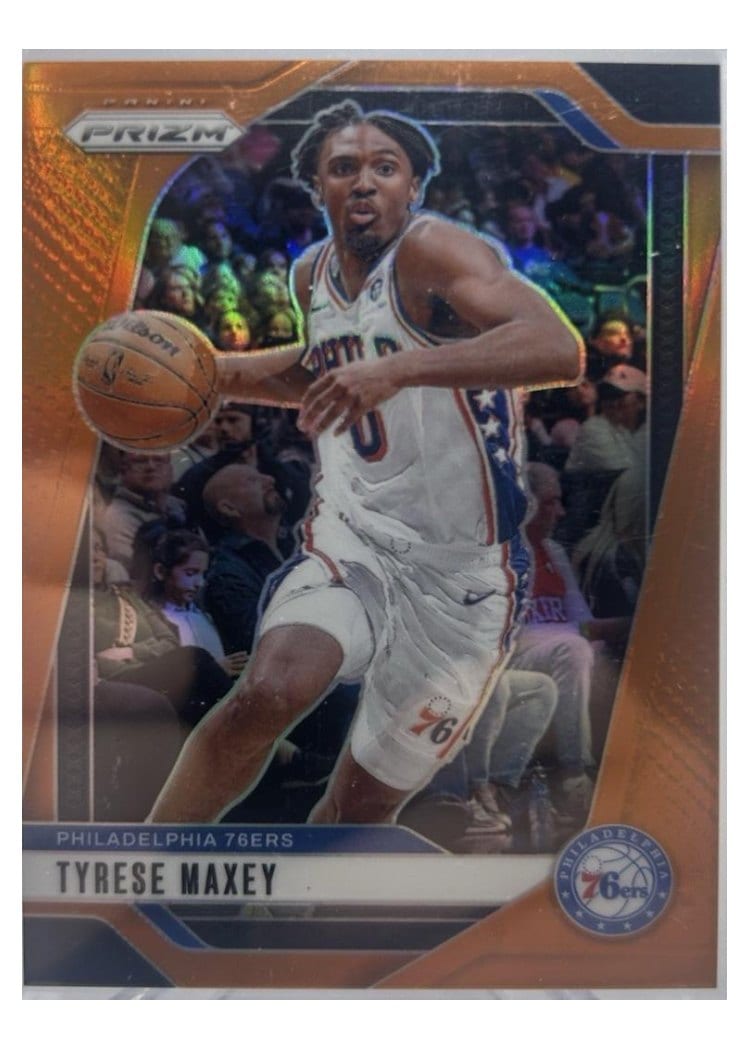 2024-25 Panini Prizm Base Set Tyrese Maxey #96 card