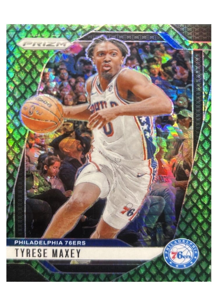 2024-25 Panini Prizm Base Set Tyrese Maxey #96 card