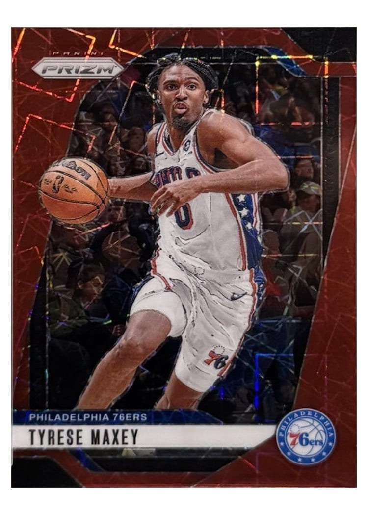 2024-25 Panini Prizm Base Set Tyrese Maxey #96 card