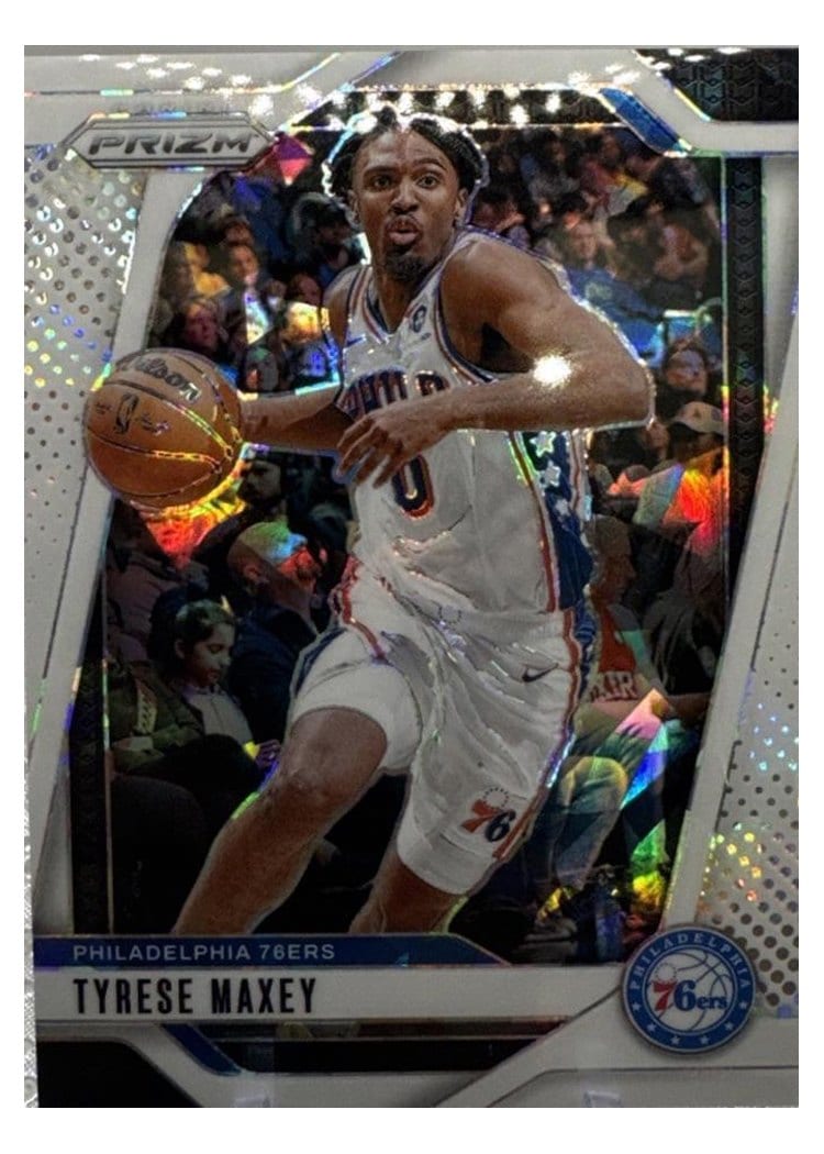 2024-25 Panini Prizm Base Set Tyrese Maxey #96 card