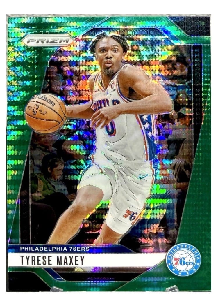 2024-25 Panini Prizm Base Set Tyrese Maxey #96 card