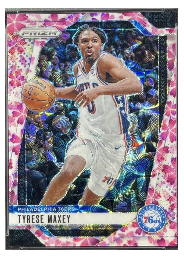 2024-25 Panini Prizm Base Set Tyrese Maxey #96 card