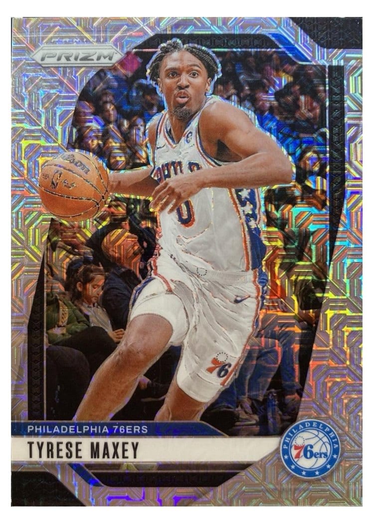 2024-25 Panini Prizm Base Set Tyrese Maxey #96 card