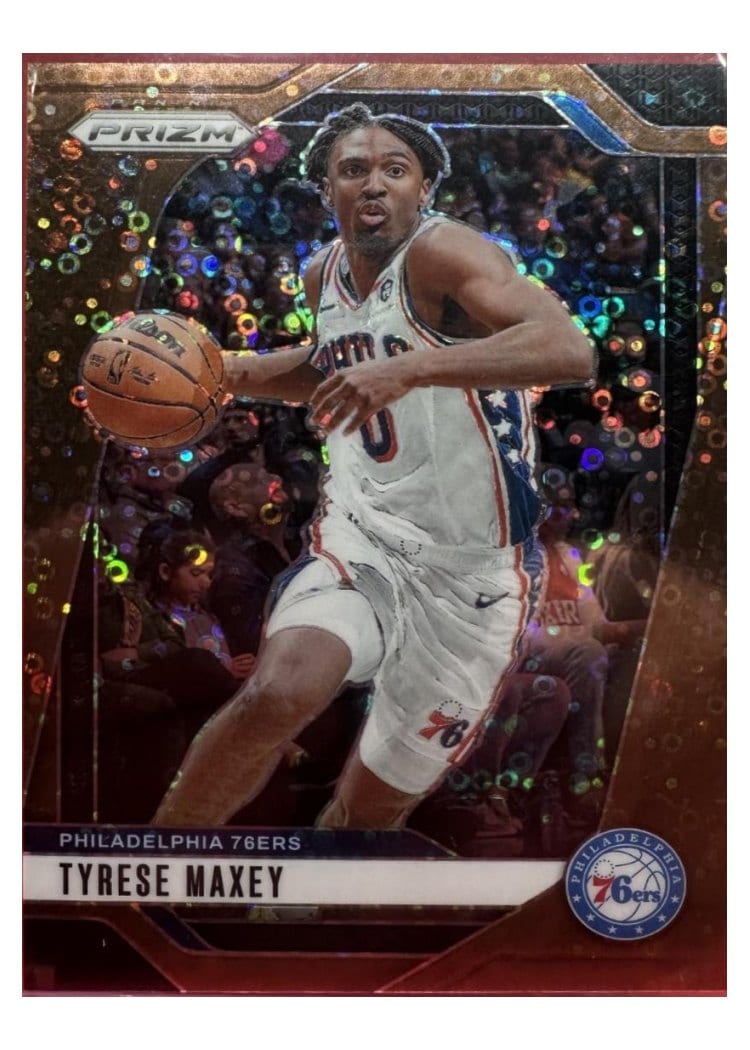 2024-25 Panini Prizm Base Set Tyrese Maxey #96 card