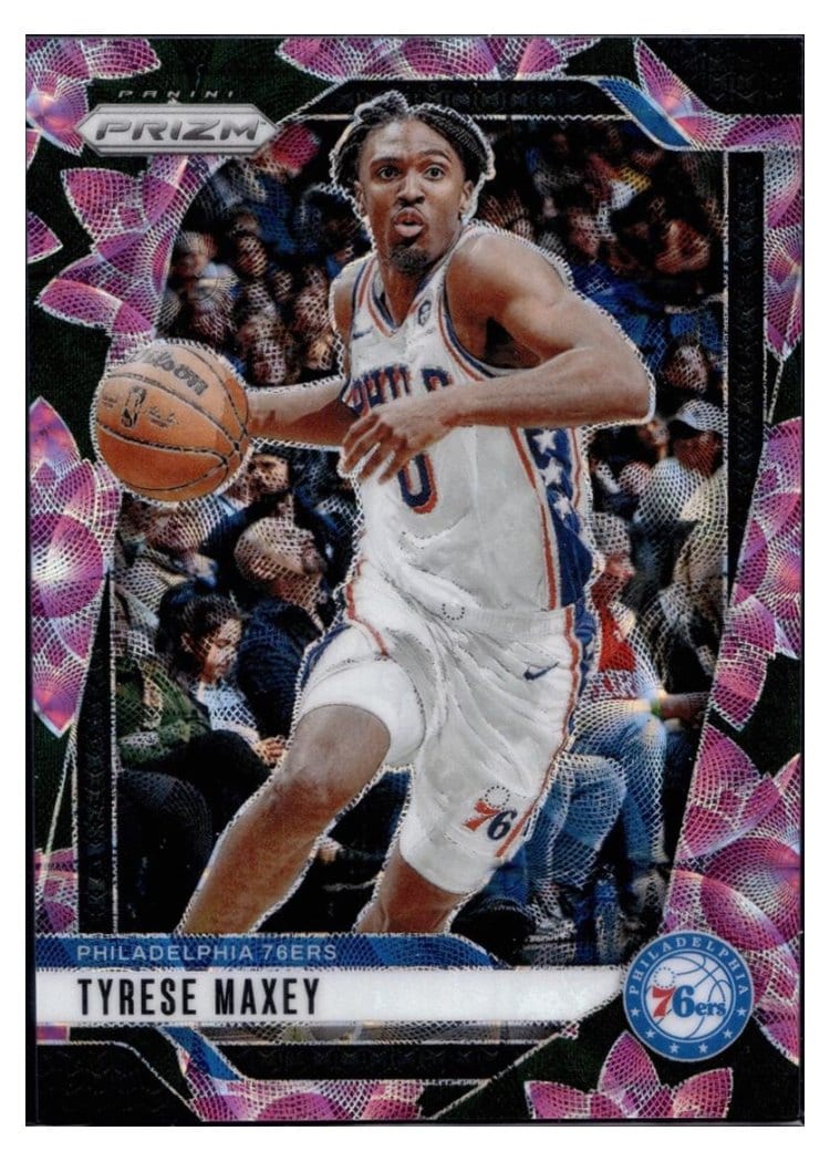2024-25 Panini Prizm Base Set Tyrese Maxey #96 card