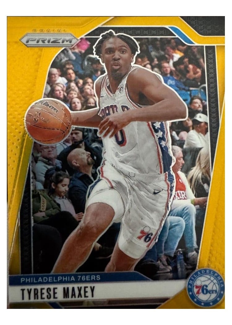2024-25 Panini Prizm Base Set Tyrese Maxey #96 card