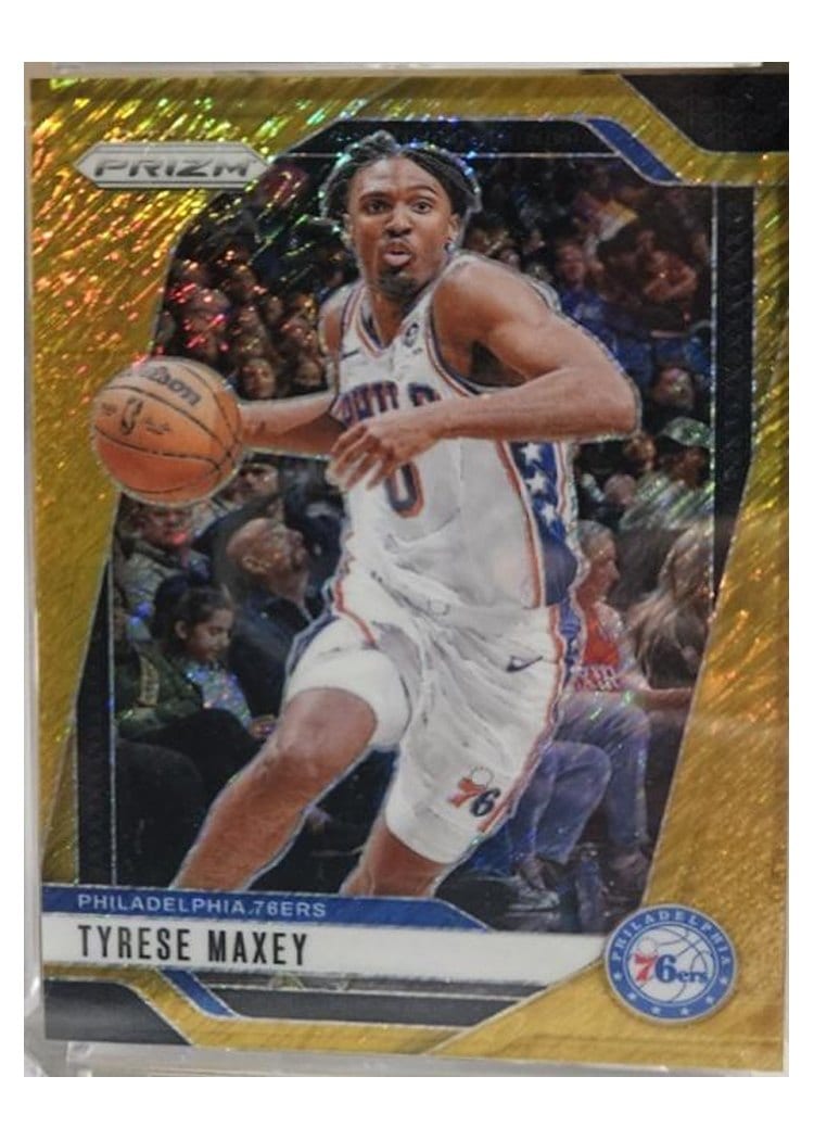2024-25 Panini Prizm Base Set Tyrese Maxey #96 card