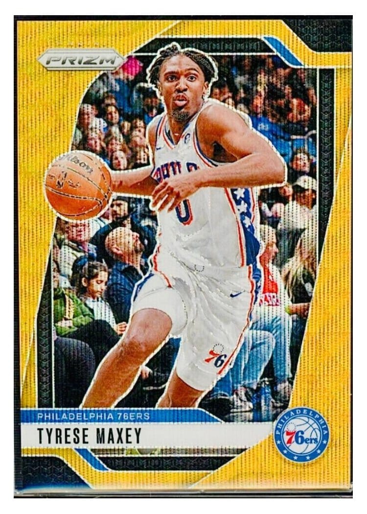 2024-25 Panini Prizm Base Set Tyrese Maxey #96 card