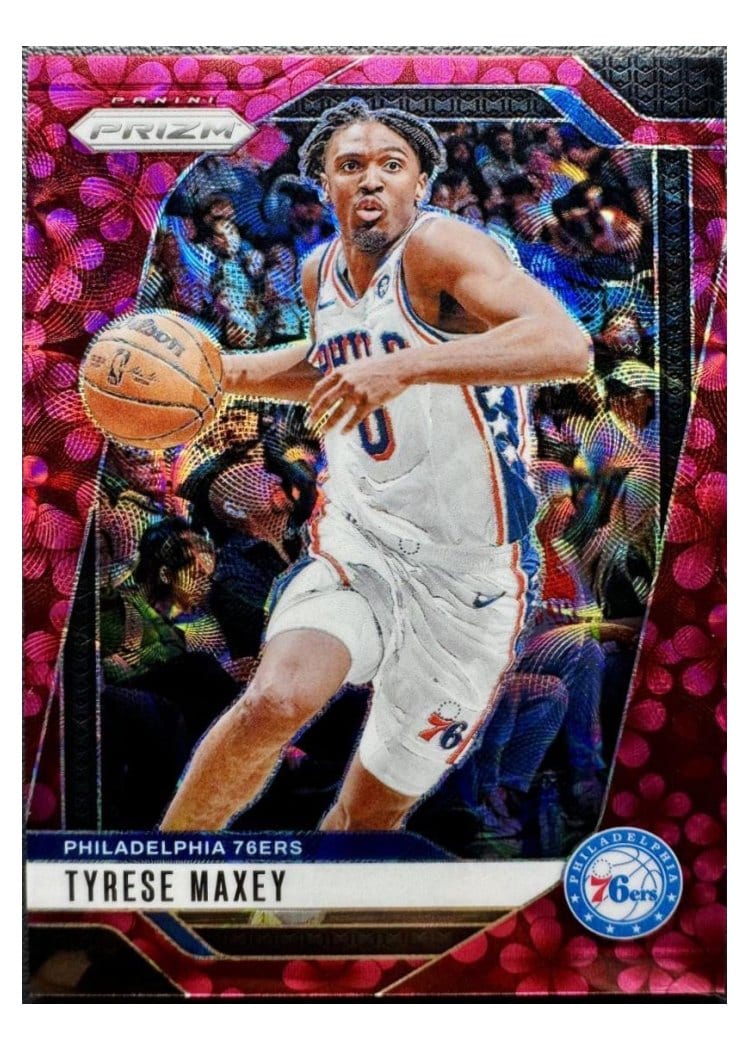 2024-25 Panini Prizm Base Set Tyrese Maxey #96 card