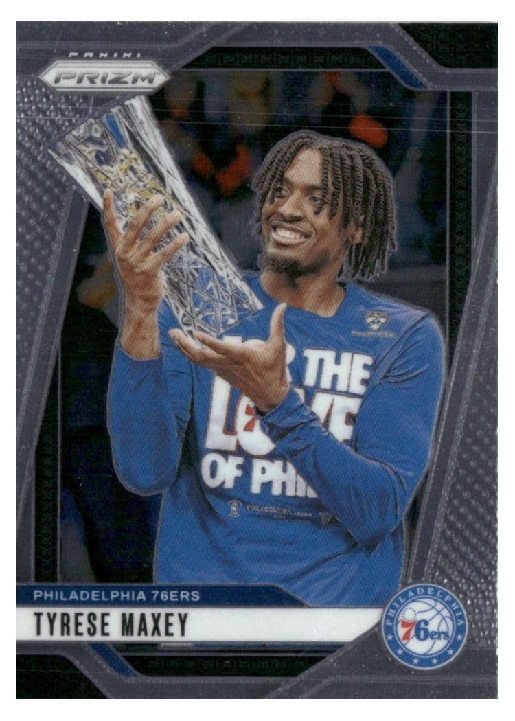 2024-25 Panini Prizm Base Set Tyrese Maxey #96 card