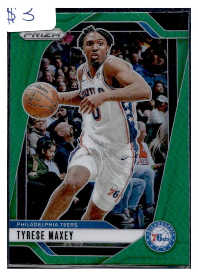 2024-25 Panini Prizm Base Set Tyrese Maxey #96 card