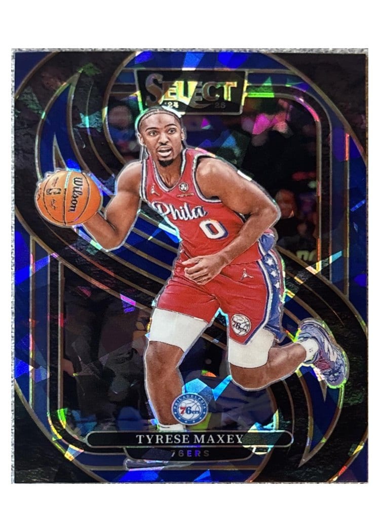2024-25 Panini Select Base Set Tyrese Maxey #156 card
