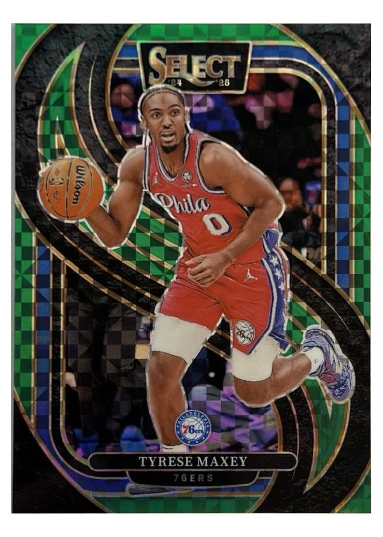 2024-25 Panini Select Base Set Tyrese Maxey #156 card