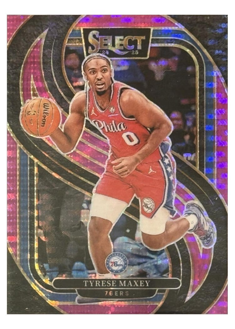 2024-25 Panini Select Base Set Tyrese Maxey #156 card