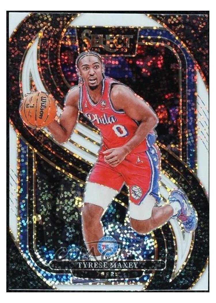 2024-25 Panini Select Base Set Tyrese Maxey #156 card