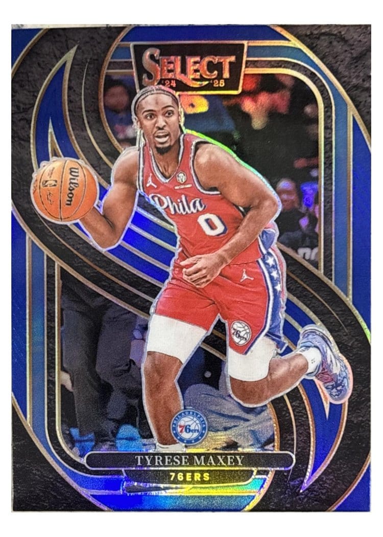 2024-25 Panini Select Base Set Tyrese Maxey #156 card