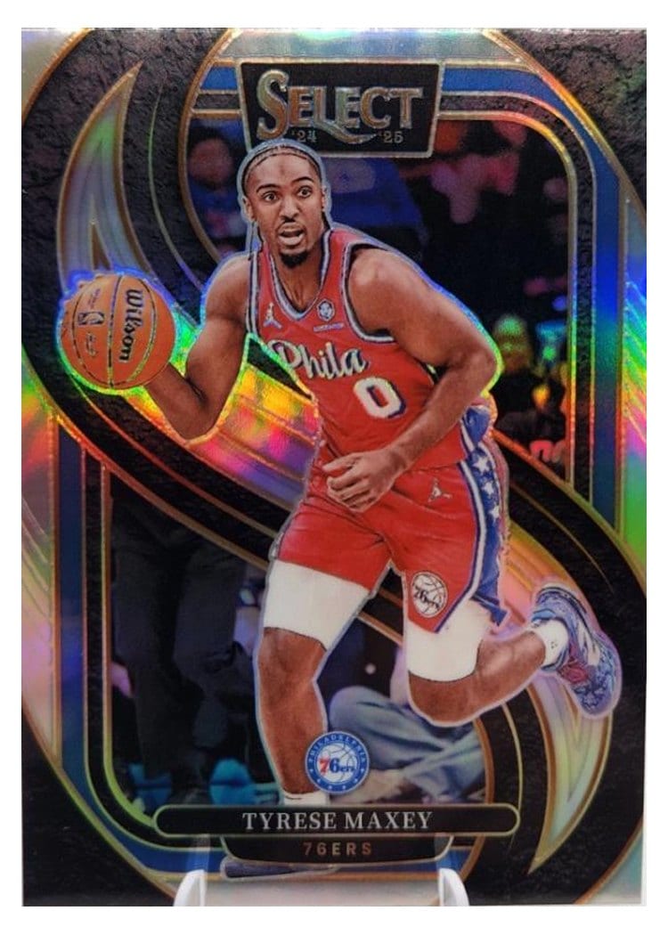2024-25 Panini Select Base Set Tyrese Maxey #156 card