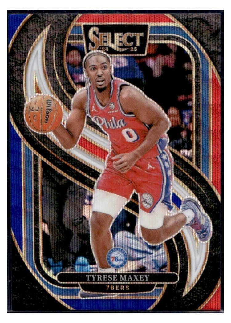 2024-25 Panini Select Base Set Tyrese Maxey #156 card