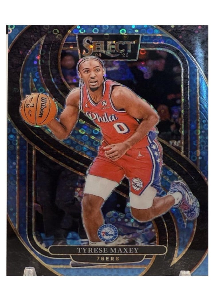 2024-25 Panini Select Base Set Tyrese Maxey #156 card