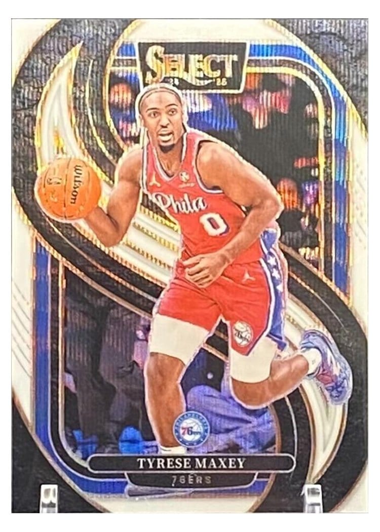 2024-25 Panini Select Base Set Tyrese Maxey #156 card