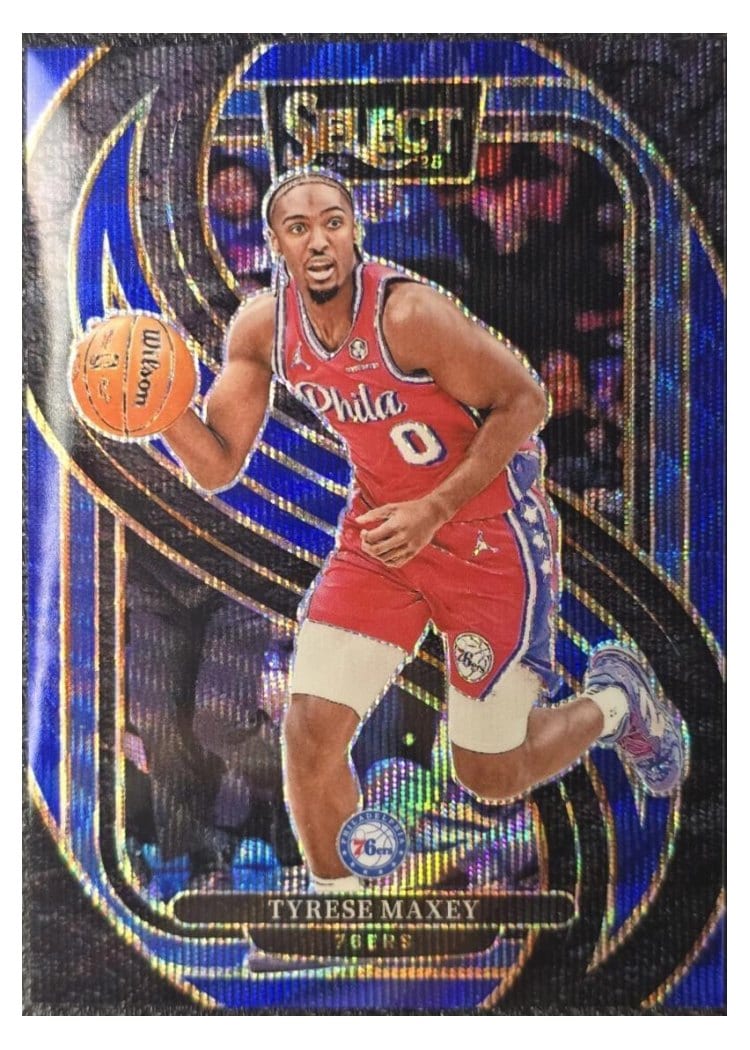 2024-25 Panini Select Base Set Tyrese Maxey #156 card