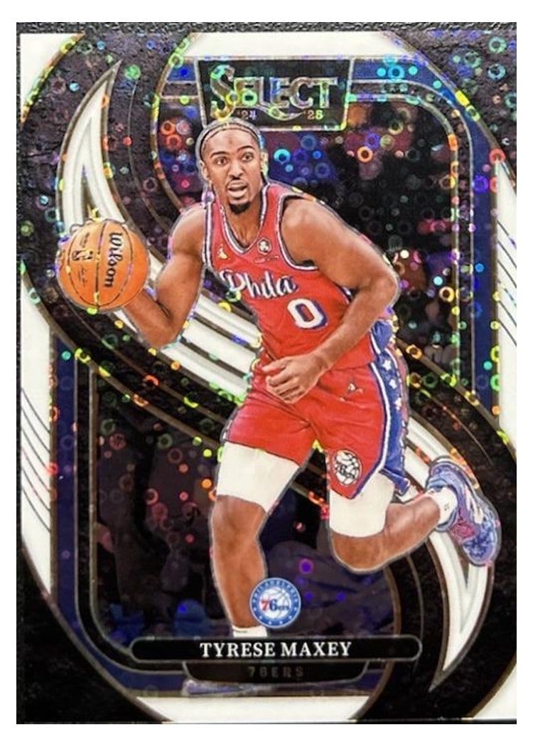 2024-25 Panini Select Base Set Tyrese Maxey #156 card