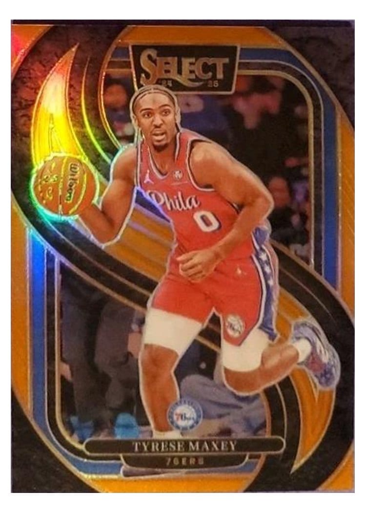 2024-25 Panini Select Base Set Tyrese Maxey #156 card