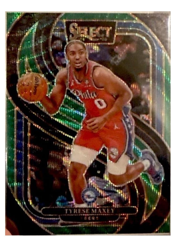 2024-25 Panini Select Base Set Tyrese Maxey #156 card