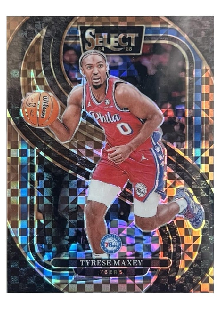 2024-25 Panini Select Base Set Tyrese Maxey #156 card