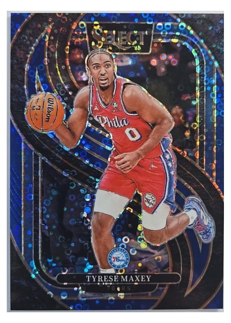 2024-25 Panini Select Base Set Tyrese Maxey #156 card