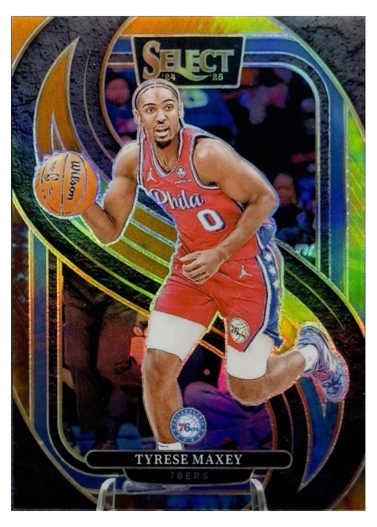 2024-25 Panini Select Base Set Tyrese Maxey #156 card