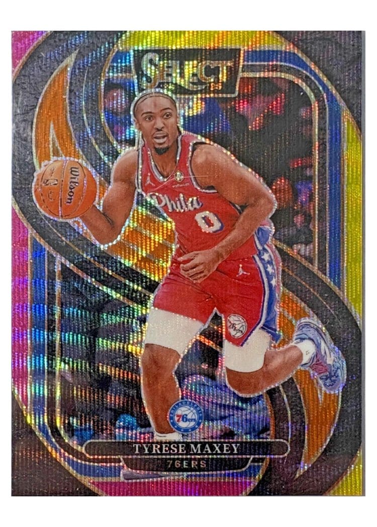 2024-25 Panini Select Base Set Tyrese Maxey #156 card