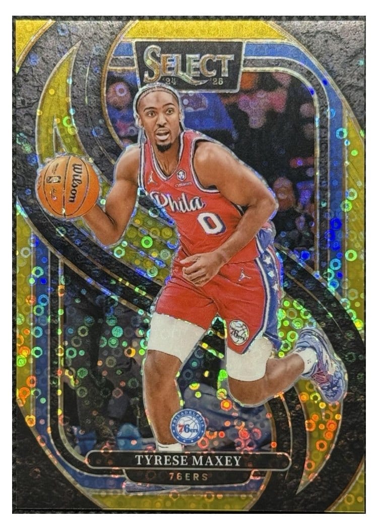2024-25 Panini Select Base Set Tyrese Maxey #156 card