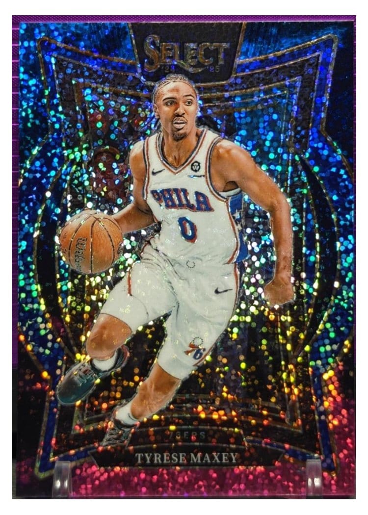 2024-25 Panini Select Base Set Tyrese Maxey #20 card