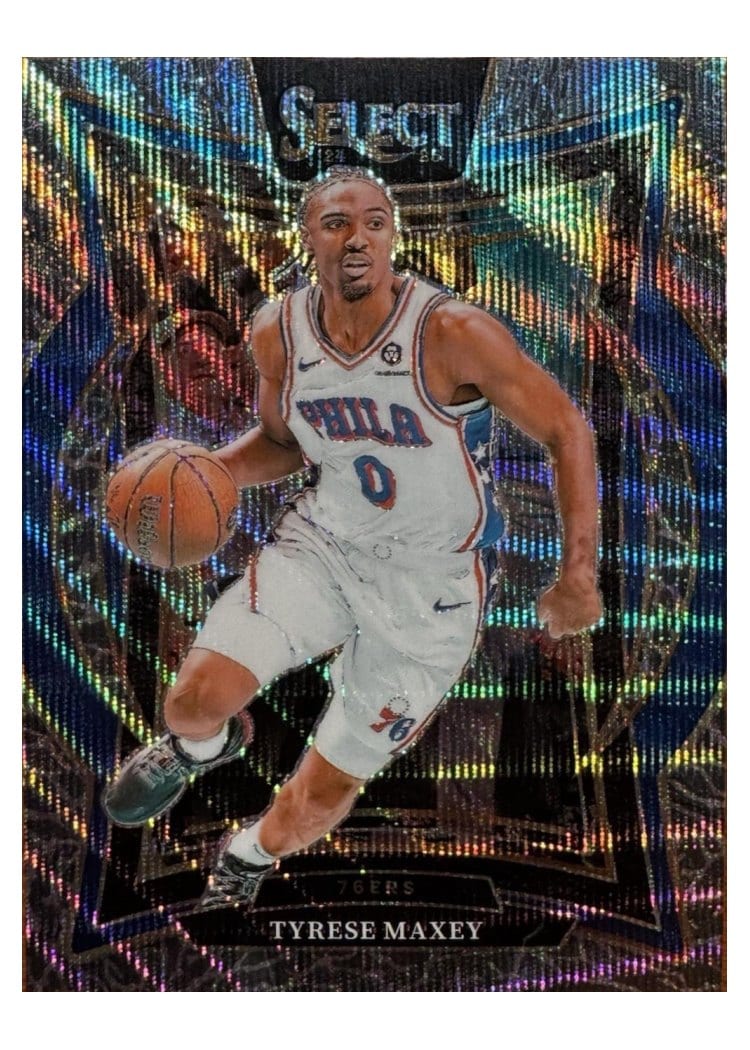 2024-25 Panini Select Base Set Tyrese Maxey #20 card