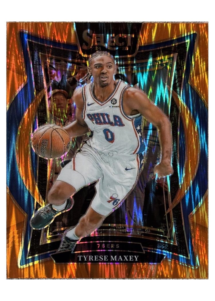 2024-25 Panini Select Base Set Tyrese Maxey #20 card