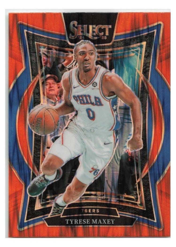 2024-25 Panini Select Base Set Tyrese Maxey #20 card