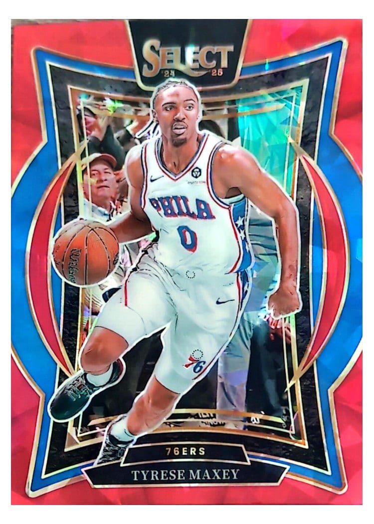 2024-25 Panini Select Base Set Tyrese Maxey #20 card