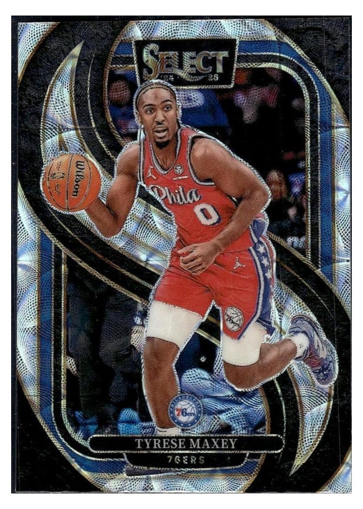 2024-25 Panini Select Base Set Tyrese Maxey #20 card