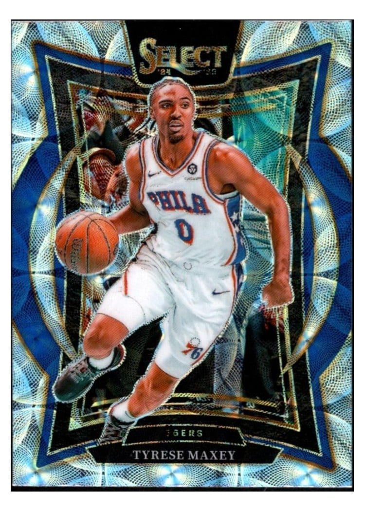 2024-25 Panini Select Base Set Tyrese Maxey #20 card